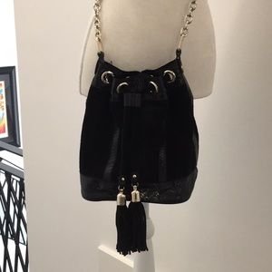 Gorgeous suede crossbody bag by Charles David